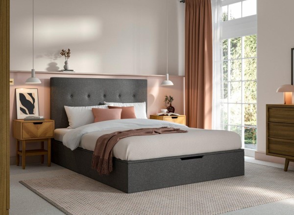 Buy Ashfield Upholstered Ottoman Bed Frame Today With Free Delivery