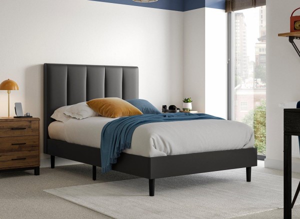 Buy Lynton Faux Leather Bed Frame Today With Free Delivery