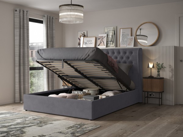 Orianna Upholstered Ottoman Bed Frame second priority image