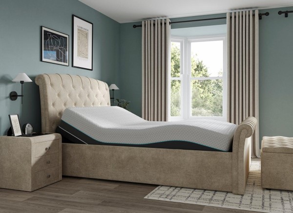 Buy Paris Sleepmotion Adjustable Upholstered Bed Frame Today With Free Delivery