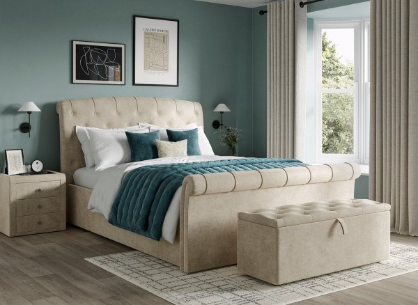 Buy Paris Upholstered Ottoman Bed Frame Today With Free Delivery