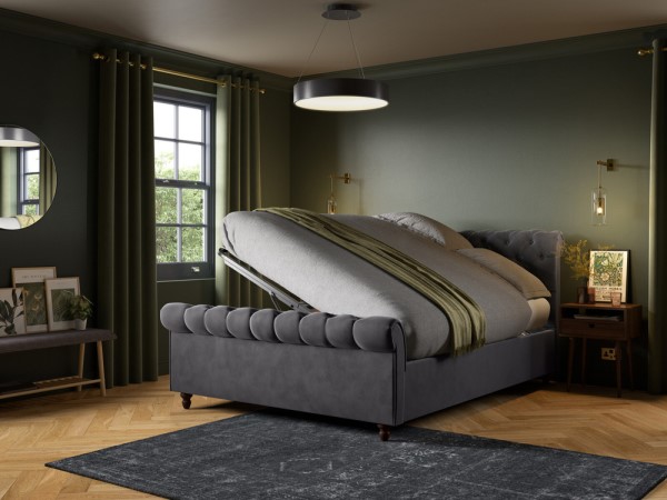 Penelope Upholstered Ottoman Bed Frame second priority image